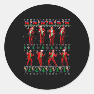 Adesivo Presentes engraçados Papai Noel feio Trump estilo