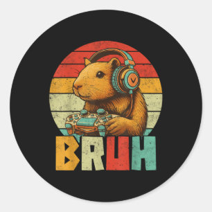 Adesivo Presentes Engraçados Para Capybara Lovers Meninos