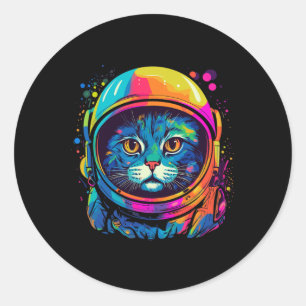 Adesivo Presentes no Espaço Gato Mãe Pai Gato Homens Mulhe