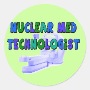 Adesivo Presentes nucleares do tecnólogo do MED