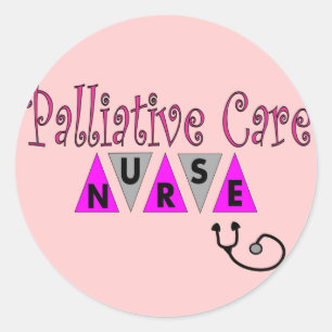 Adesivo Presentes paliativos da enfermeira do cuidado