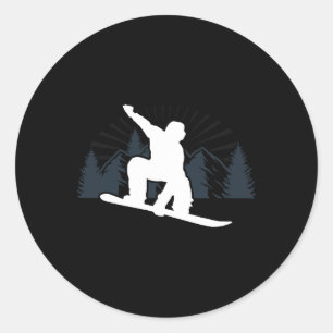 Adesivo Presentes Para Homens Crianças Legal Snowboar