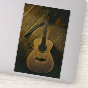 Adesivo Presentes para um guitarrista músico