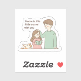 Adesivo Presentes Personalizados para Casais e Famílias co
