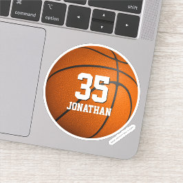 Adesivo presentes personalizados para jogadores de basquet