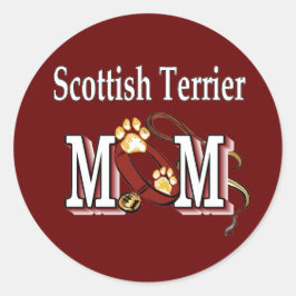 Adesivo Presentes Terrier MOM escoceses