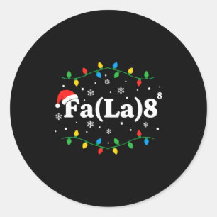 Adesivo Presépio Fa(la) 8 Luzes Divertidas de Natal Chapéu