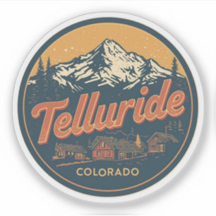 Adesivo presépios Telluride colorado natureza presentes ao