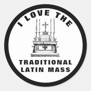 Adesivo Preservar Altar Tradicional em Massa Latina Católi