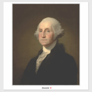 Adesivo Presidente americano George Washington, Stuart