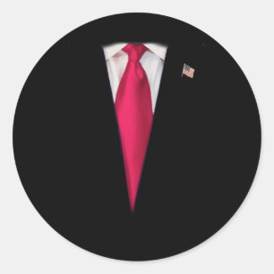 Adesivo Presidente Americano Trump Suit Easy Halloween Cos