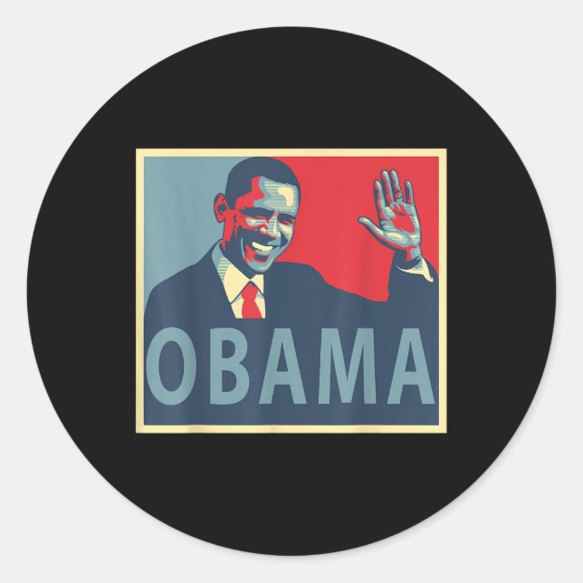 Adesivo Presidente Barack Obama (Frente)