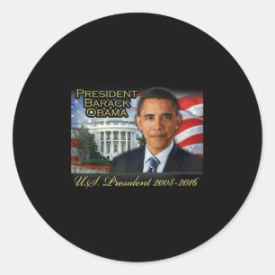 Adesivo Presidente Barack Obama 2008-2016 Presidente dos E