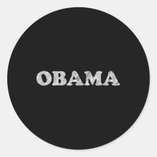 Adesivo Presidente Barack Obama, 70 anos, Presente Vintage