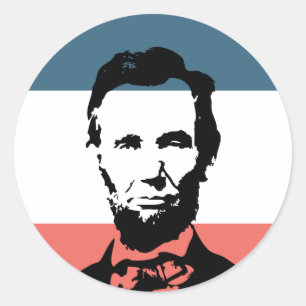 Adesivo Presidente de Abraham Lincoln 16o