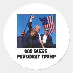 Adesivo Presidente deus abençoe Trump, Donald Trump 2024 _