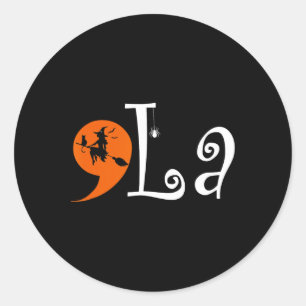Adesivo Presidente do Halloween Comma La Kamala Harris