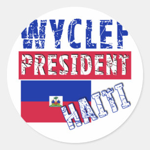 Adesivo Presidente do WYCLEF Camisetas, Lagoas, Botões