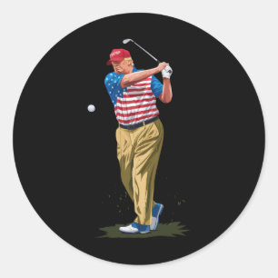 Adesivo Presidente Donald Trump 2025 Golfe EUA Bandeira Am