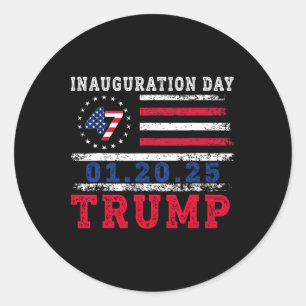 Adesivo Presidente Donald Trump Inauguração Dia 2025