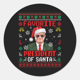 Adesivo Presidente Favorito De Papais noeis Xmas Trump Org