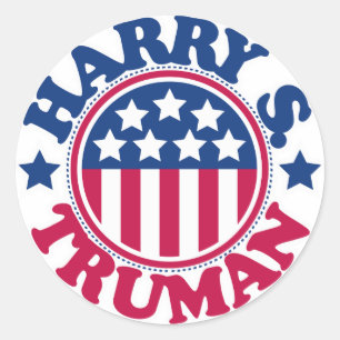 Adesivo Presidente Harry S Truman dos E.U.
