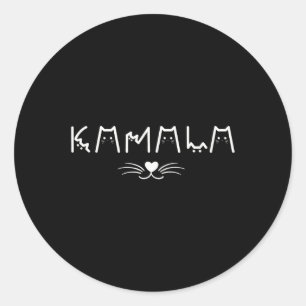 Adesivo Presidente Kamala 2024 Kamala Cat - Letra Font Des