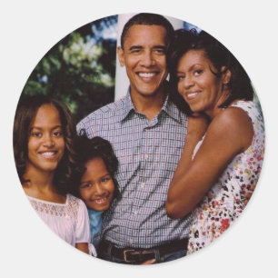 Adesivo Presidente Obama Primeiro Família
