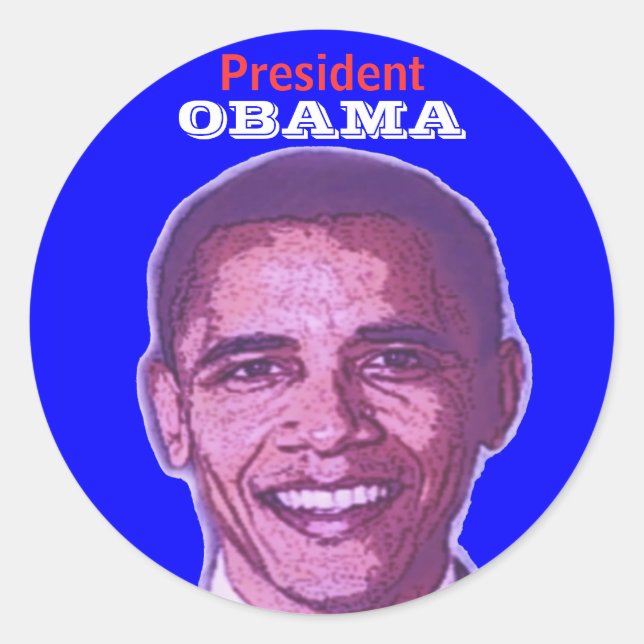 Adesivo Presidente OBAMA Sticker (Frente)