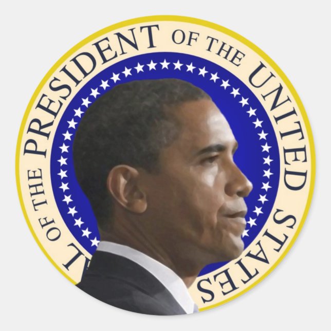 Adesivo Presidente Obama Stickers (Frente)