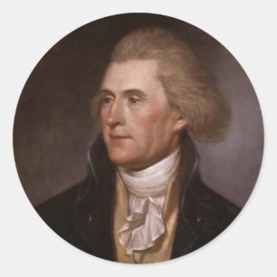 Adesivo Presidente Thomas Jefferson