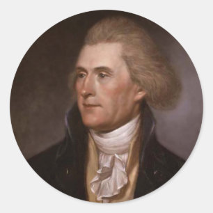 Adesivo Presidente Thomas Jefferson