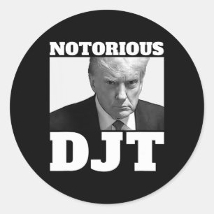 Adesivo Presidente Trump 2024 Trump Mugshot