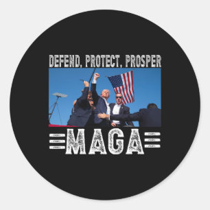 Adesivo Presidente Trump 45 47 Mega Defende Proteger Prosp