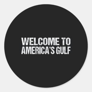 Adesivo Presidente Trump América do Golfo do México Sombre