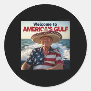 Adesivo Presidente Trump América Golfo México Sombrero Ame
