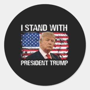 Adesivo Presidente Trump American Flag Trump 2024 Men