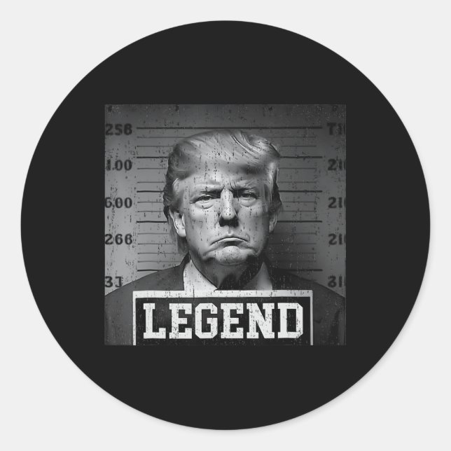 Adesivo Presidente Trump Mug Shot (Frente)