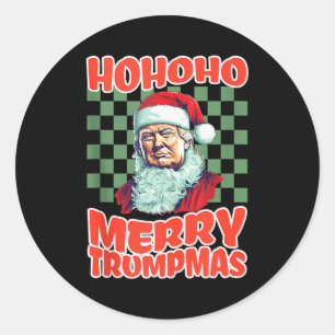 Adesivo Presidente Trump Natal Ho Ho Ho Feliz Trumpmas