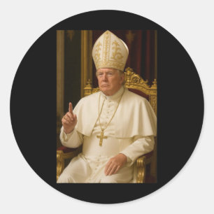 Adesivo Presidente Trump Papa 2025