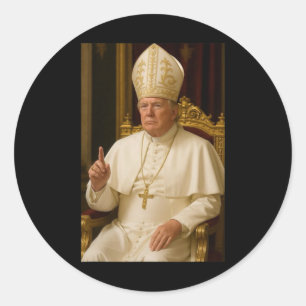 Adesivo Presidente Trump Papa 2025