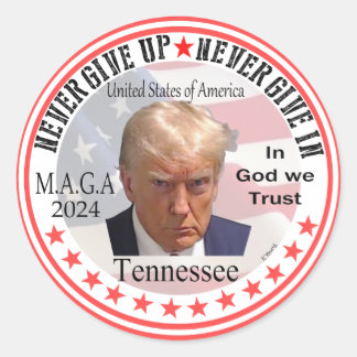 Adesivo Presidente Trump para Tennessee, Sticker
