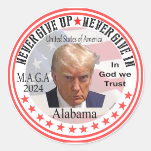Adesivo Presidente Trump Red wave na América