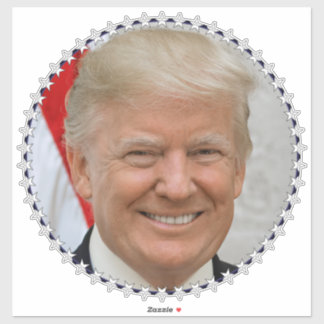 Adesivo Presidente Trump Retrait
