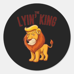 Adesivo Presidente Trump Zombando do Mentiroso Rei _1 