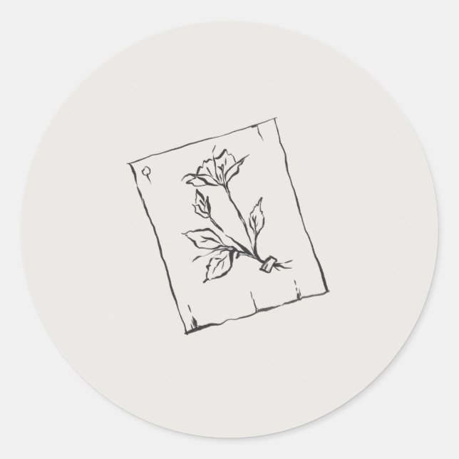 Adesivo Pressed Rose- Regency Correspondence (Frente)
