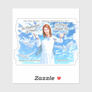 Adesivo Pressuposição de Ruas. Maria no Céu