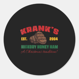Adesivo Presunto de Mel de Hickory de Krank Uma Tradição d