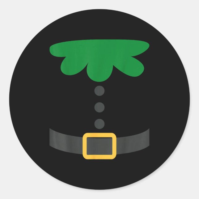 Adesivo Pretend I'm An Elf Christmas Quick Costume Lazy Pa (Frente)