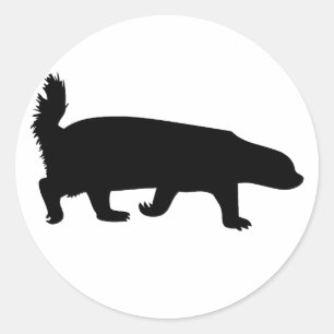 Adesivo Preto-Badger